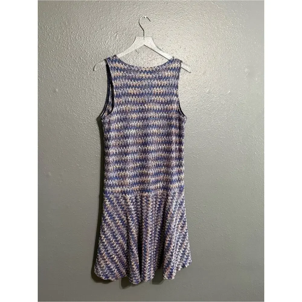 Anthropologie Maeve Knit Drop Waist Midi Dress Size L